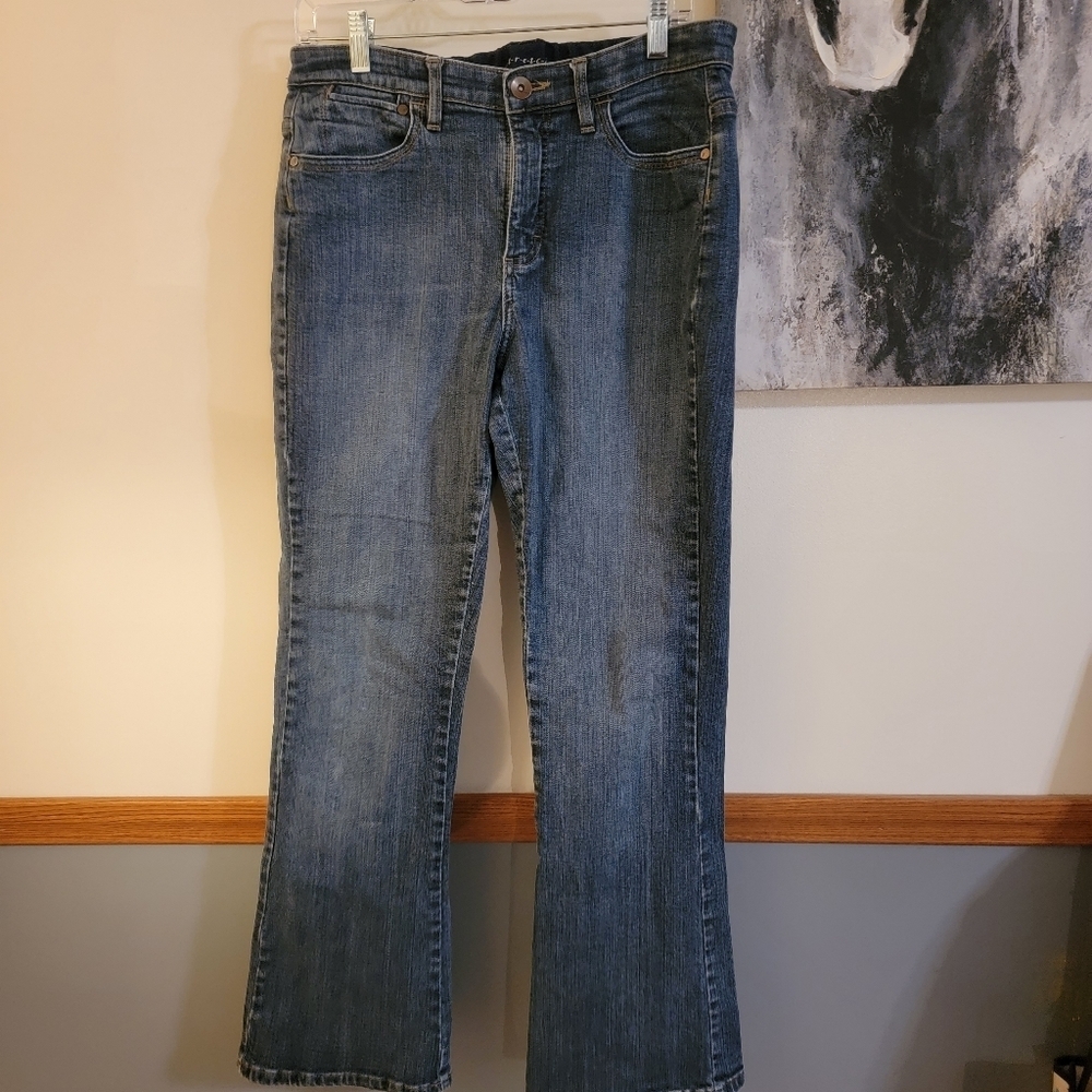 Lee Comfort Waistband Blue Jeans, Size 4 Average